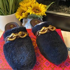 TORY BURCH JESSA SHEARLING CLOG